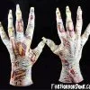The Horror Dome "Zombie Skeleton Hands" Halloween Costume Gloves -Halloween Horror Decorations Shop zombie skeleton hands halloween costume gloves 28753487855664