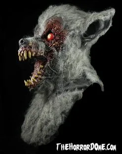 The Horror Dome "Zombie Werewolf" HD Studios Pro Mask -Halloween Horror Decorations Shop zombie werewolf hd studios pro halloween mask 28757299888176